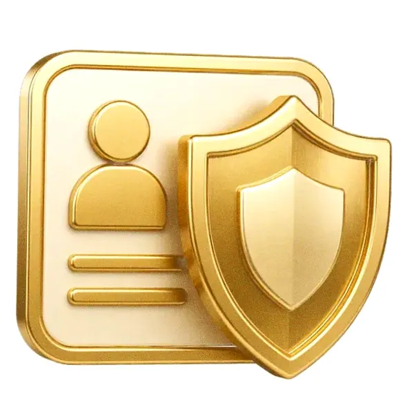 Shield and id card — Pink