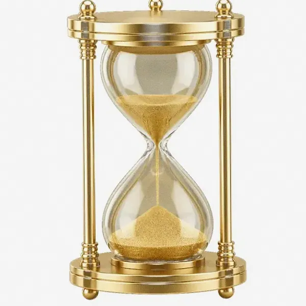 Hourglass timer — Pink