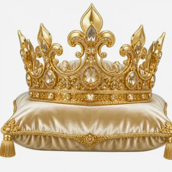Jeweled royal crown — Pink