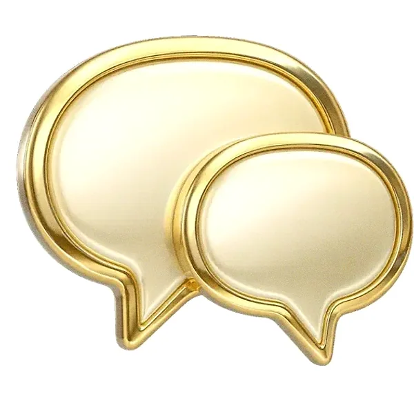 Overlapping speech bubbles — Pink