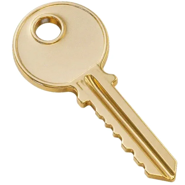 Metal key — Pink