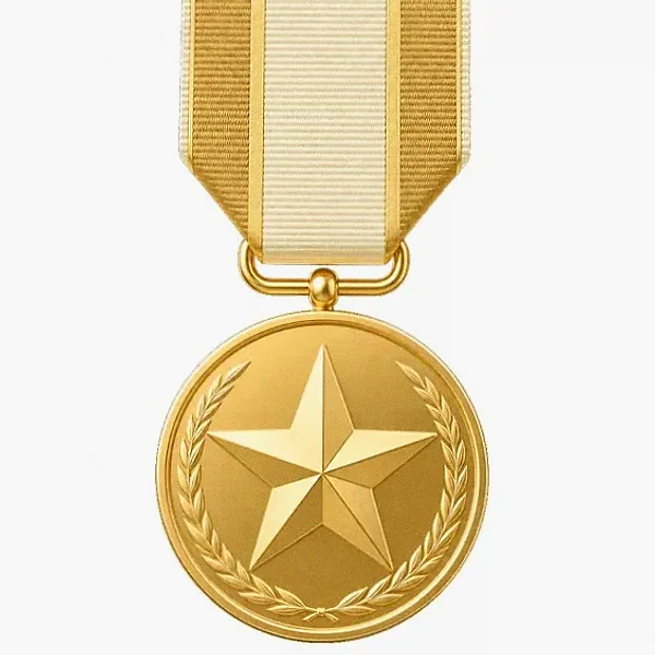 Star medal — Pink