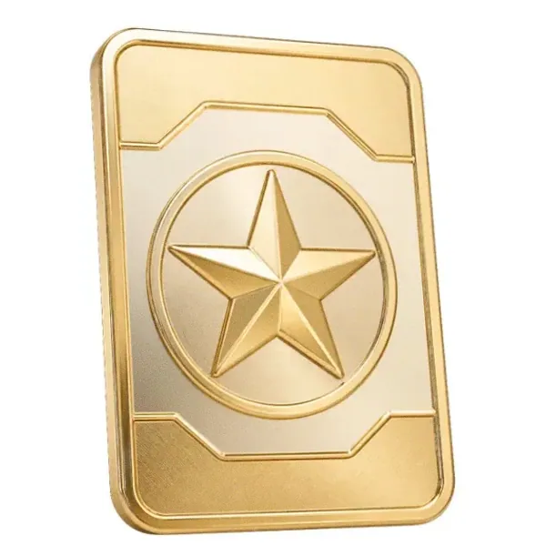 Star-emblem card — Pink