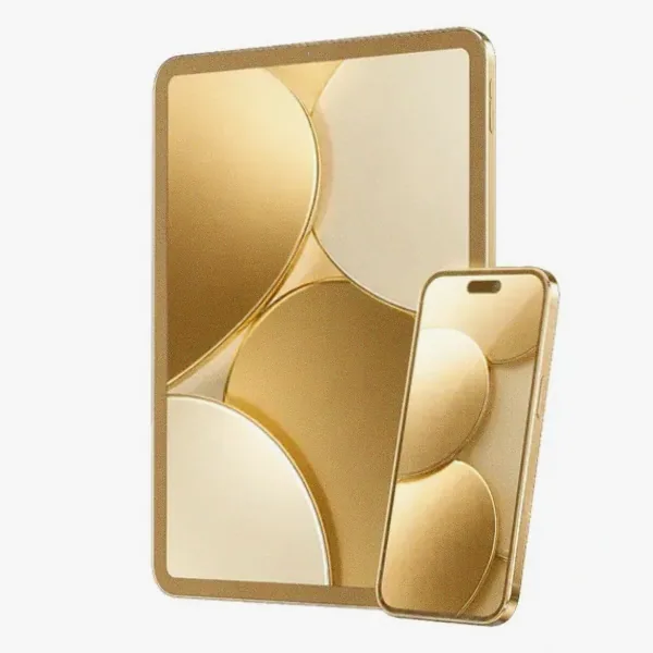Tablet and smartphone — Pink