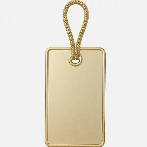 Blank luggage tag — Pink