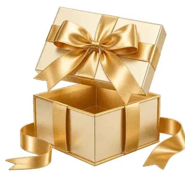 Open gift box — Pink