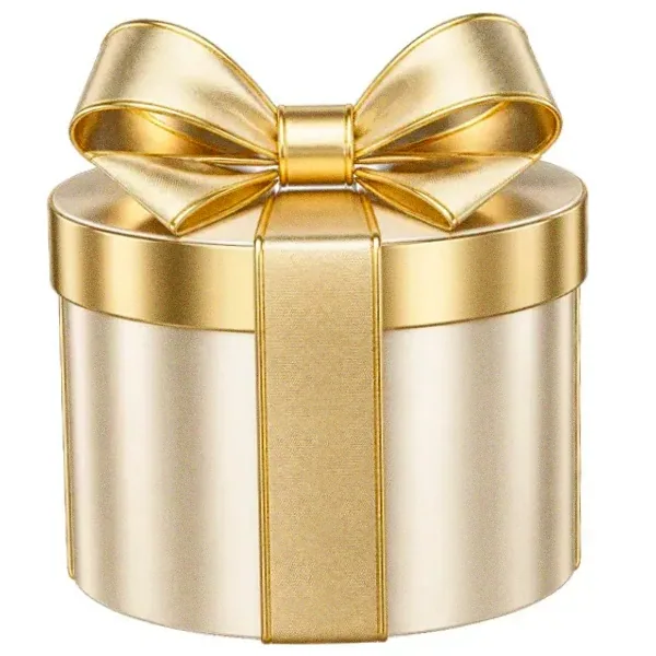 Round gift box — Pink