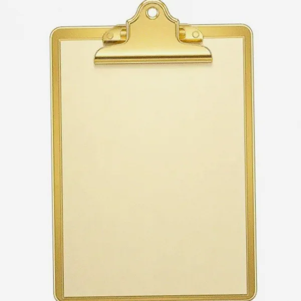 Blank clipboard — Pink