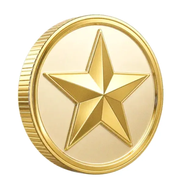 Star-emblem coin — Pink