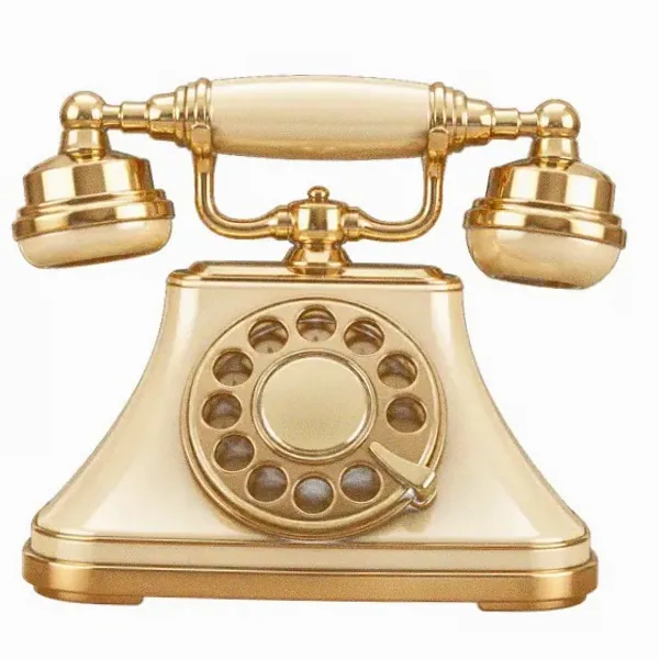 Rotary telephone — Pink